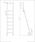 Preview: Edelstahl Bibliotheksleiter Rund