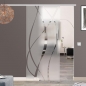 Preview: Glasschiebetür M6 900 x 2175 mm Selbsteinzug