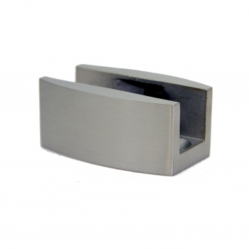 Glasschiebetür P1 775 x 2175 mm Edelstahlsystem
