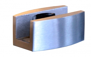 Preview: Glasschiebetür V 775 x 2050 mm Weiss Edelstahlsystem