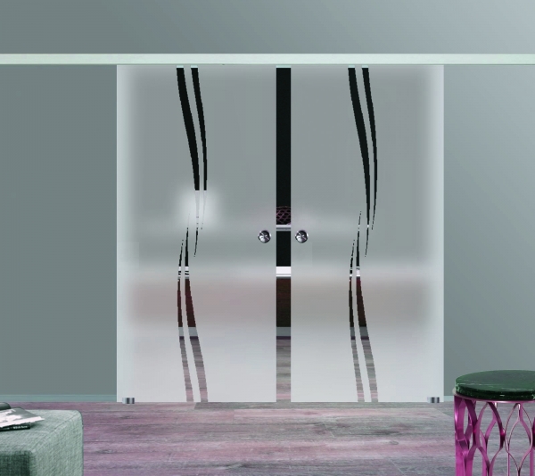 Glasschiebetüren Zweiflügelige M2
